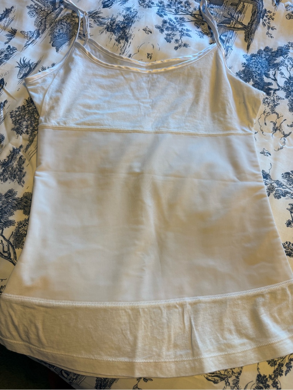 Yummie by Heather Thomson White Stretch Camisole Tank
